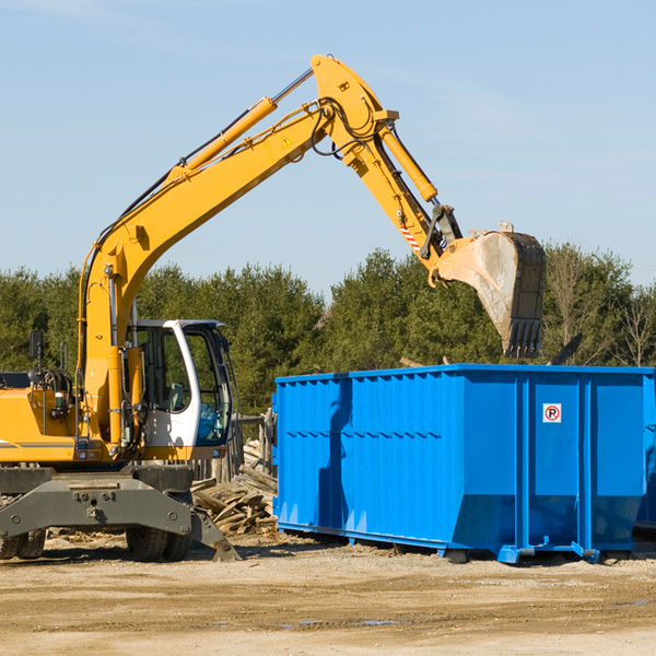 is there a minimum or maximum amount of waste i can put in a residential dumpster in Elon NC